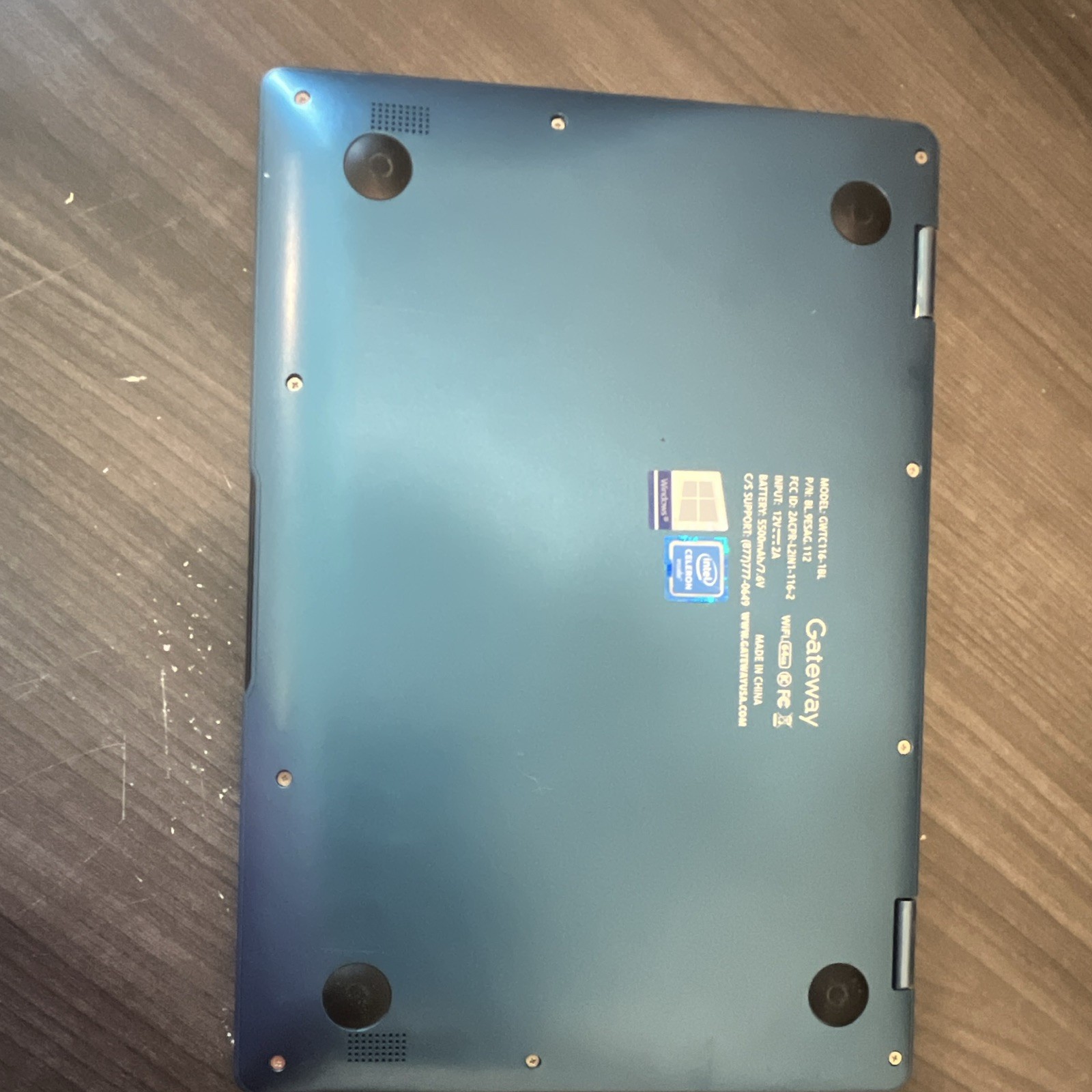 Gateway GWTC116-2 11.6" Touchscreen Blue Celeron N4020 4GB 64GB eMMC gallery