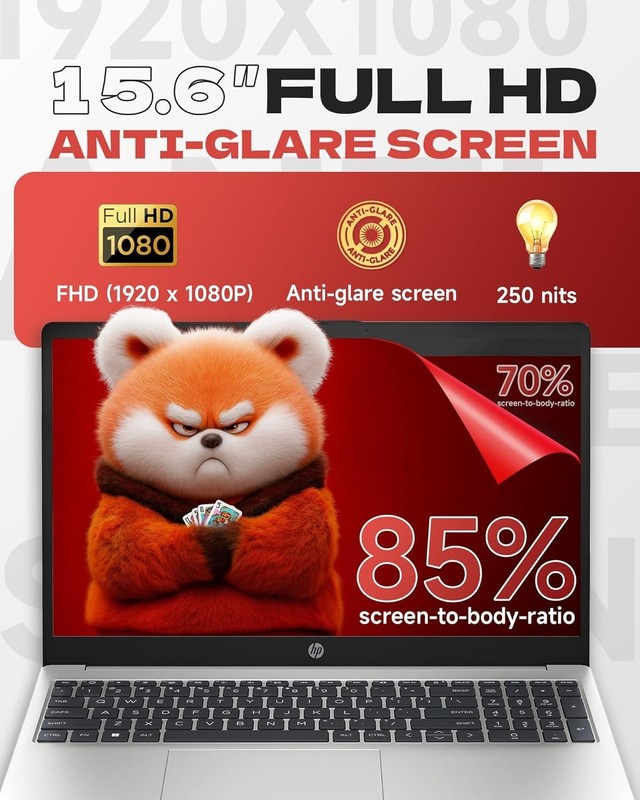 HP 250 G10 15.6" FHD Business Laptop, 8-Core Intel 7, UP TO 64GB RAM 2TB SSD gallery