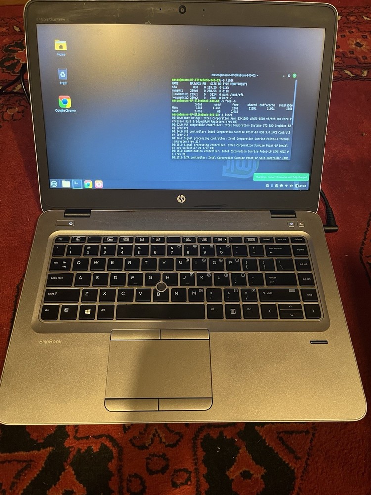 HP Elitebook 840 G3 14” (250 NVMe, 120 SSD, Intel Core i7 6th Gen. 16GB DDR4