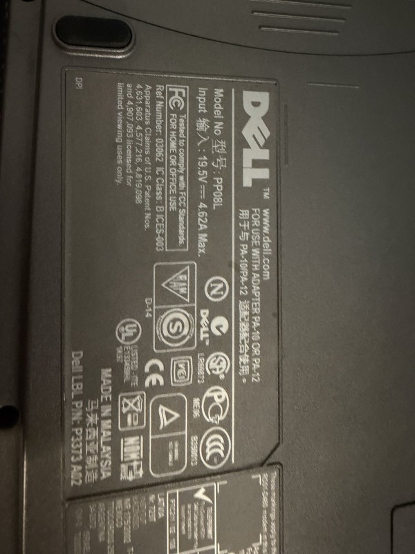 Dell Inspiron 1150 Laptop 14-inch, Intel Celeron 2.6GHz, 2GB RAM, No HDD gallery