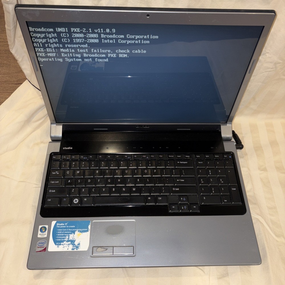 Dell Studio 1737 Intel Core 2 Duo T6500 2.10GHz 4GB NO HDD