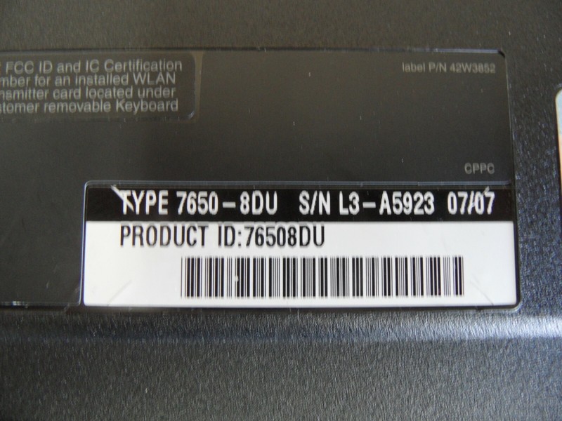 Lenovo Thinkpad R61i For Parts Posted Bios No Hard Drive gallery