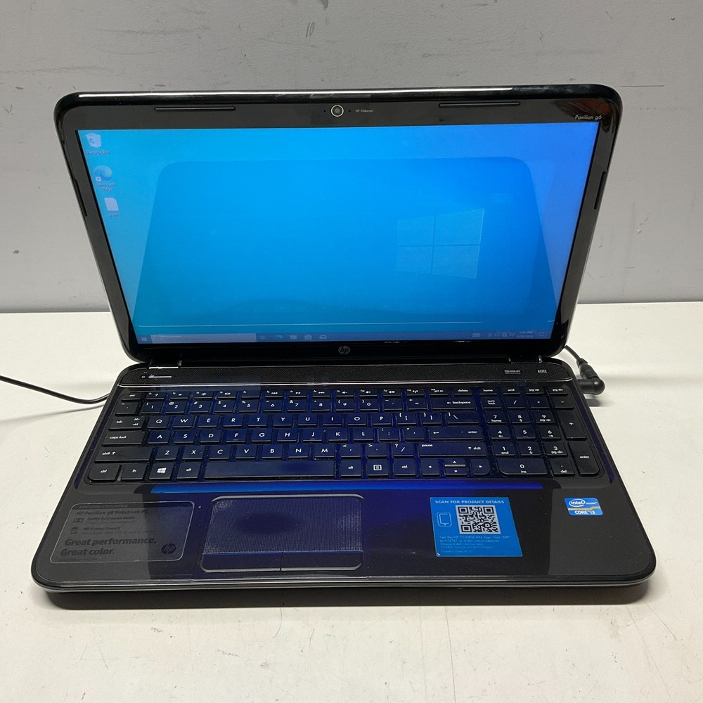HP Pavilion G6 Intel Core I3-2370M 2.4GHz 4GB 256GB SSD Windows 10 Pro Laptop