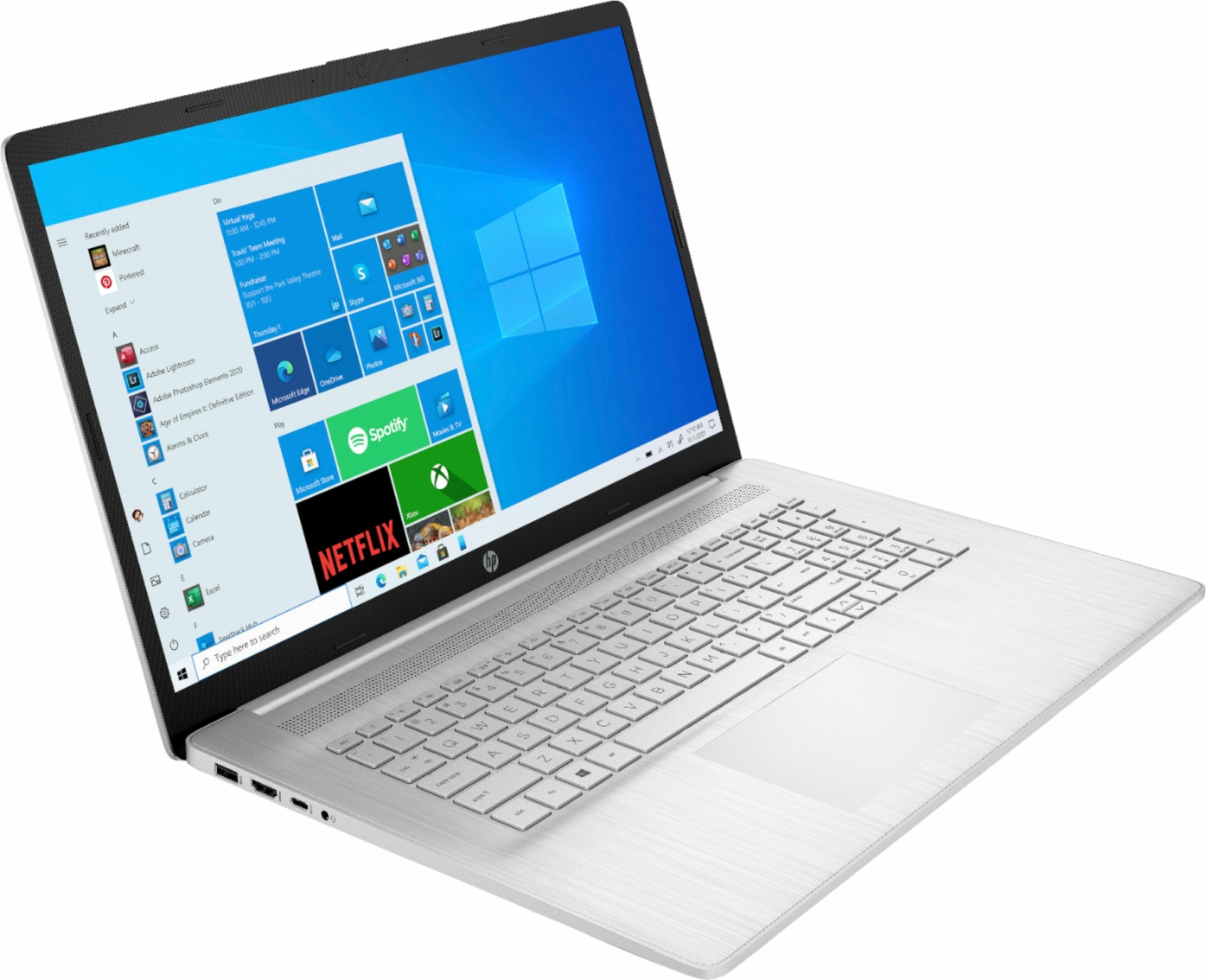 HP 17.3" Non-touch Laptop i3-1115G4 8GB Memory 1TB HDD webcam W10 17-cn0013dx gallery