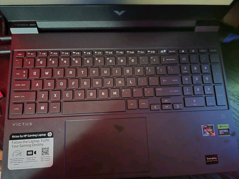 HP Victus 15.6" (512GB SSD, AMD Ryzen 5 7000 Series, 4.55 GHz, 8GB) Gaming Lapto gallery