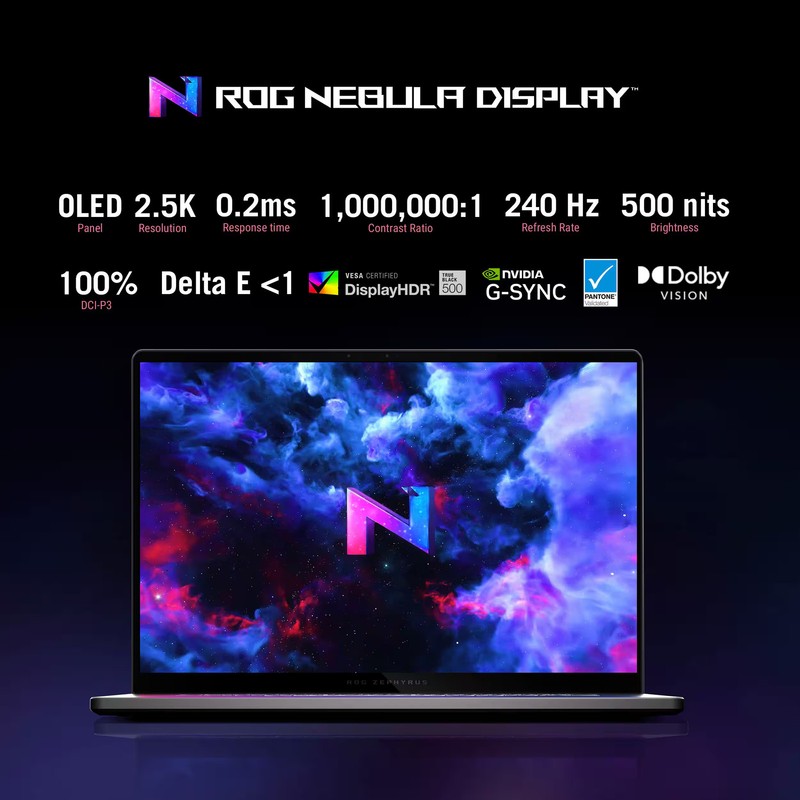 ASUS - ROG Zephyrus G16 16" OLED 2.5K 240Hz Gaming Laptop - Intel Core Ultra ... gallery
