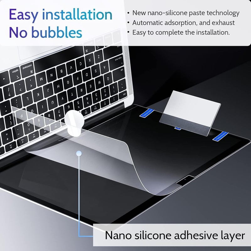 3-Pack Blue Light Blocking Screen Protector for 14 Inch MacBook Pro (2021-2026) gallery