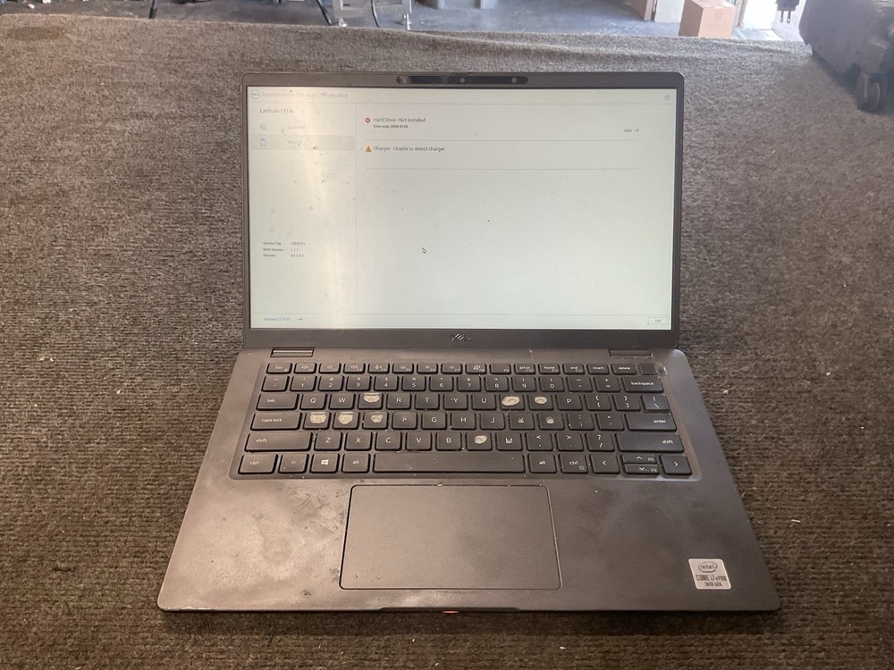 NO HARDDRIVE Dell Latitude 7410 Core i7-10610u 16GB Ram Excellent Battery Health