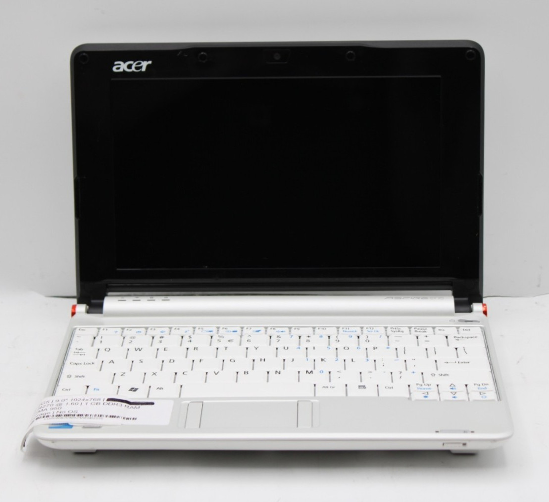 Acer Aspire ZG5 Atom-N270@1.6GHz 1GB DDR3 NO STORAGE OR OS *USED/TESTED* gallery