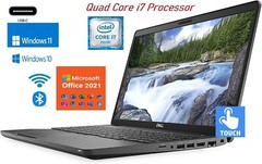Dell Latitude 5500 i7-8665U Touch 500GB 1TB 2TB SSHD 16GB 32GB RAM Win10P Win11