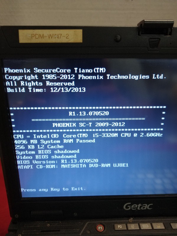 Getac s400 Intel Core 5 3320M gallery