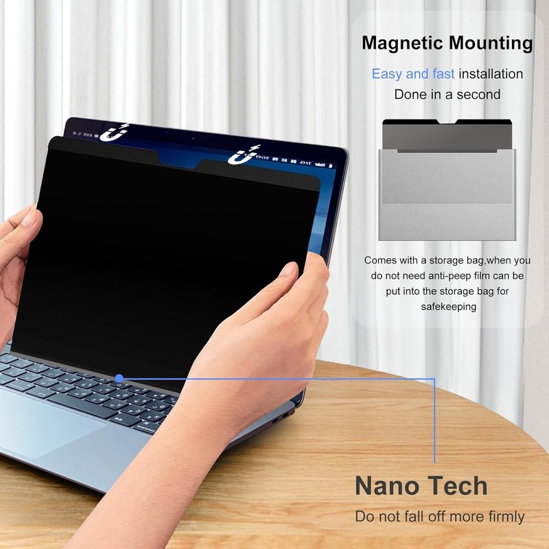 Magnetic Privacy Screen MacBook Pro 13 Inch(2016-2022, M1, M2)/MacBook Air 13 In gallery