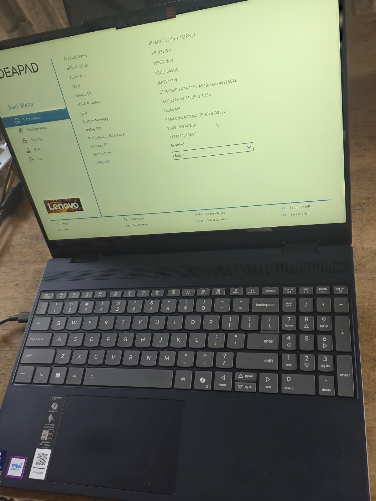 Lenovo IdeaPad 5 2-in-1 15IPH11 Intel Core U7 355 RAM 16GB 1TB SSD W11H A gallery