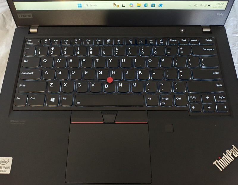 Lenovo ThinkPad P14s Gen 1 Core i7-10610U 32GB RAM NVIDIA Quadro P520 1 TB NVME gallery