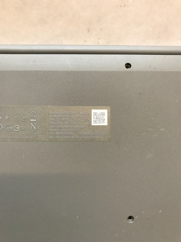 Lenovo IdeaPad Slim 1-14AST-05 AMD A6-9220e 4GB RAM 64GB SSD For Parts READ - DW gallery