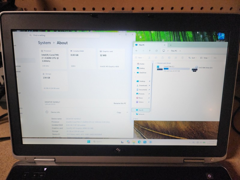 Dell Latitude E6530 Laptop i7-3540M 3.0GHz 8GB RAM 256GB SSD Win 11 Pro See Desc gallery