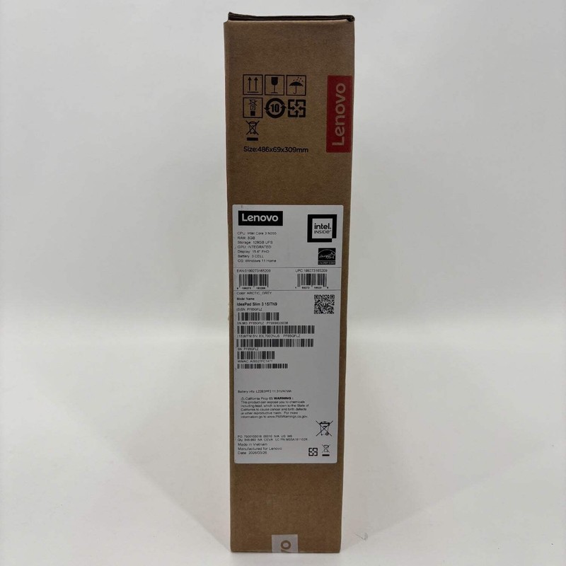Lenovo Ideapad Slim 3 15ITN9 15.6" Core 3 N355 3.9GHz 8GB RAM 128GB SSD gallery