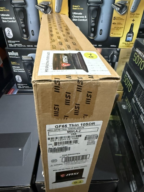 MSI GF65 THIN 10SDR-458 15.6” i7-10750H 8GB 512GB SSD GTX1660ti 6GB gallery