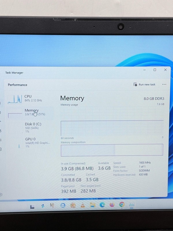 Lenovo V110-15IAP 80TG Intel Celeron N3350 8GB 256GB SSD Black w/Charger gallery