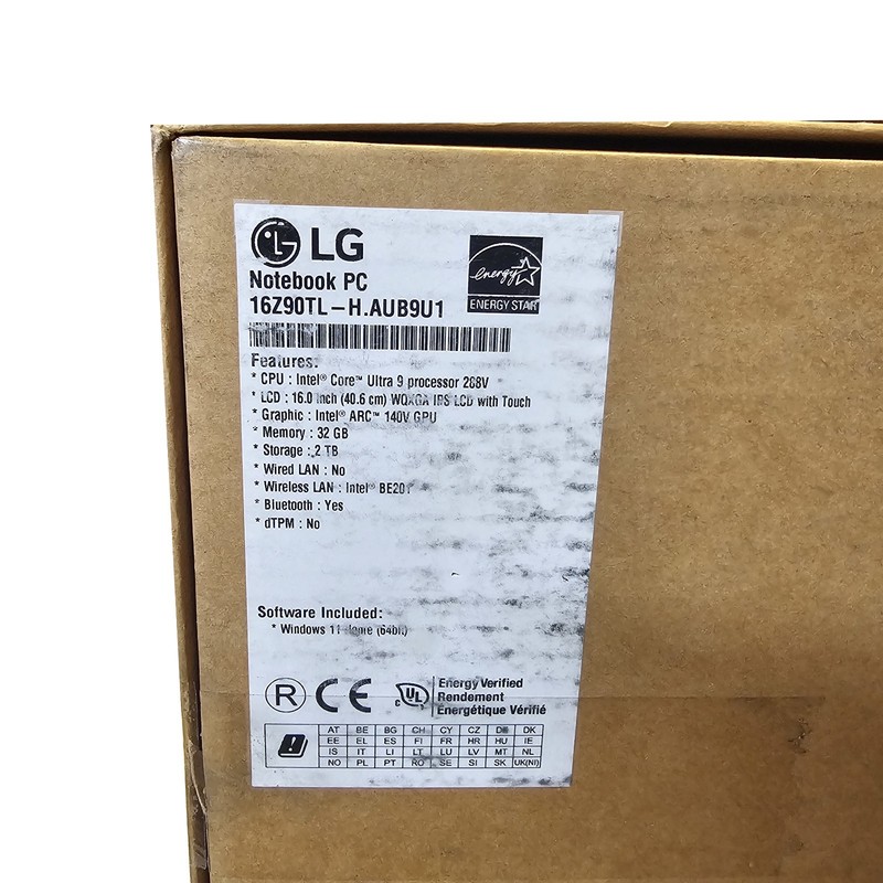 LG Gram 16 16Z90TL-H.AUB9U1 Touch Laptop Ultra 9 288V 32GB - 2TB - Open Box gallery