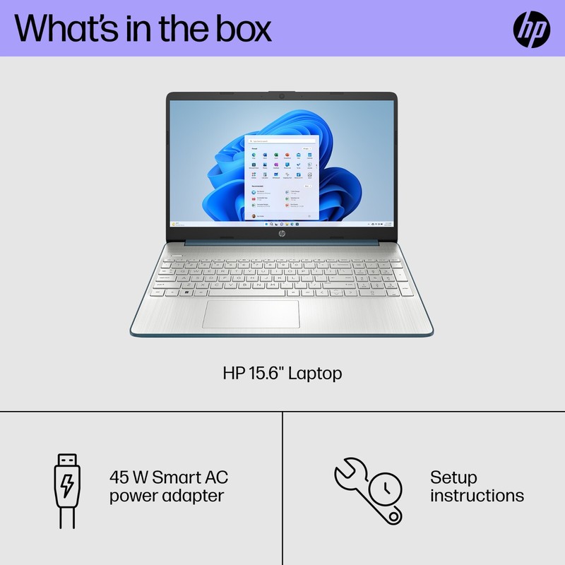 HP Laptop Notebook 15.6" Intel Pentium N5030 8GB RAM 256GB SSD Office 2024 Pro gallery