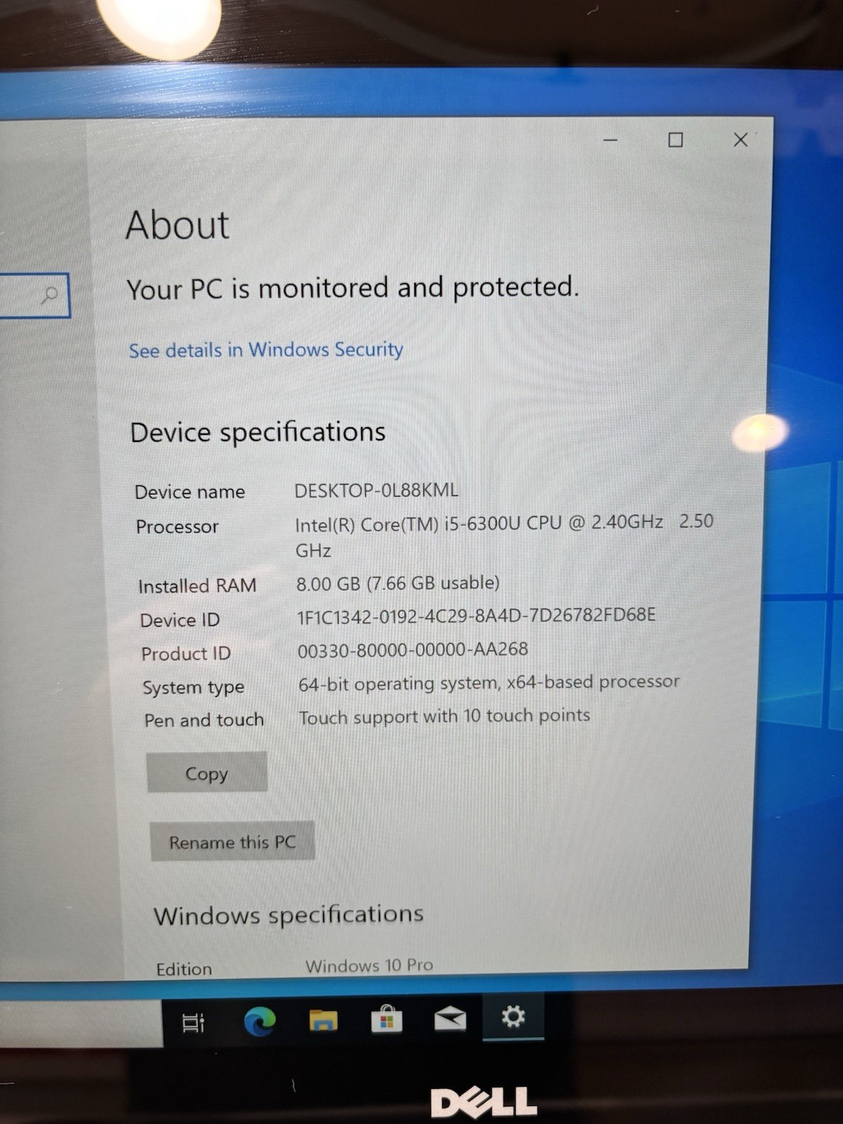 Dell Latitude E7470 TouchScreen QHD | i5 6th 8GB RAM 256GB SSD | Backlit Win 10 gallery