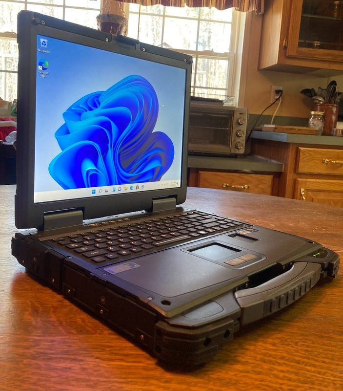 Getac Rugged Toughbook Laptop Win 11 i5 2.6ghz 8gb 250gb Dual Battery Touch gallery