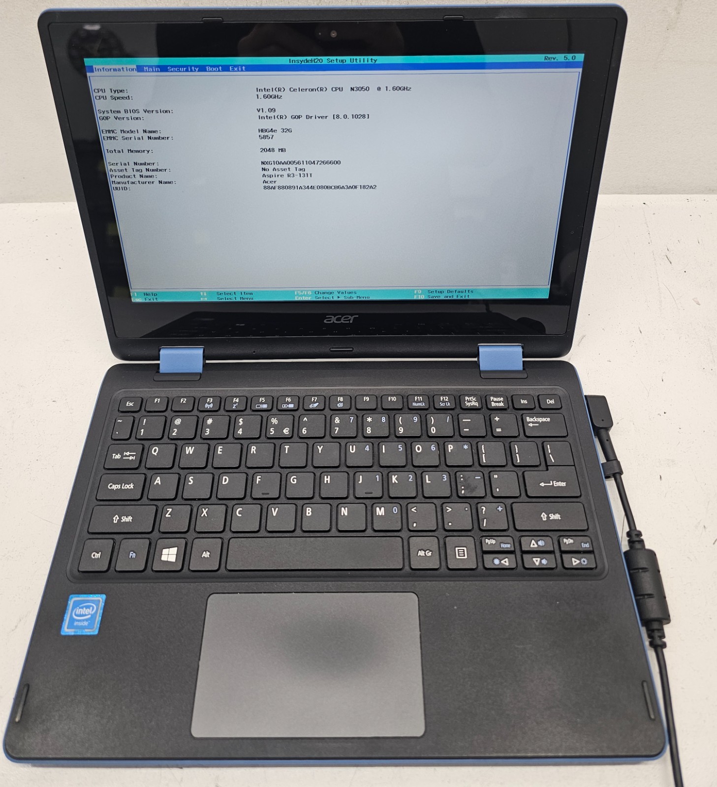 Acer Aspire R11 R3-131T-C1YF Laptop Intel Celeron N3050 2GB Ram 32GB NO OS (FL) gallery