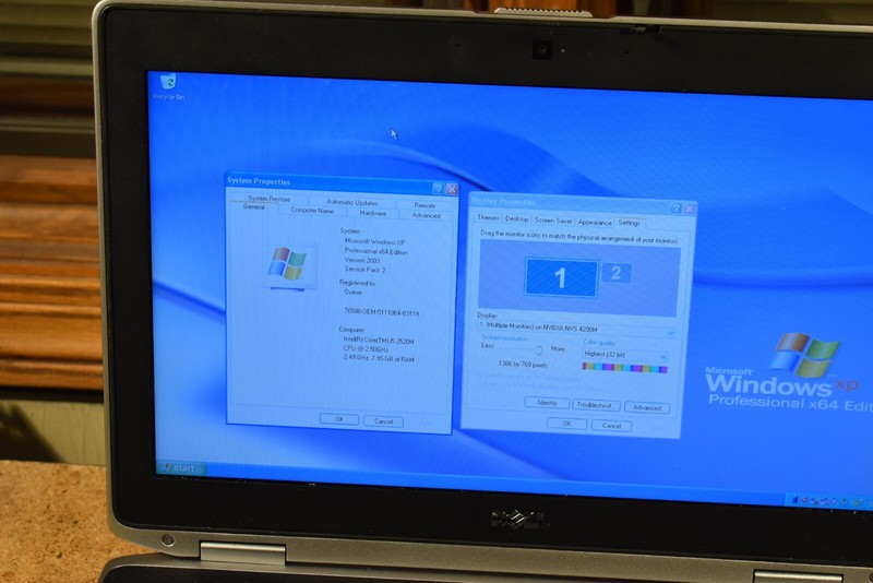 Dell Latitude E6420 Intel Core i5-2520M 8GB RAM 320GB Windows XP Pro x64 64-bit gallery