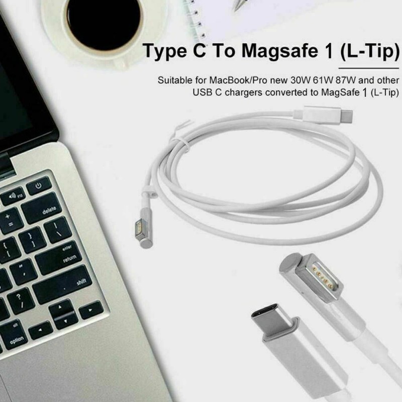 Type C to MagSafe L-Tip Cable Charger For MacBook Computer USB-C Power Adapter gallery
