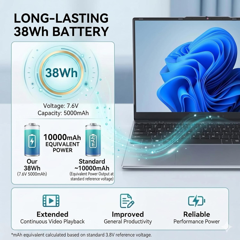 Laptop Computer 15.6 Inch, Compatible with Windows 11, Core Cpu(Beats Pentium, C gallery