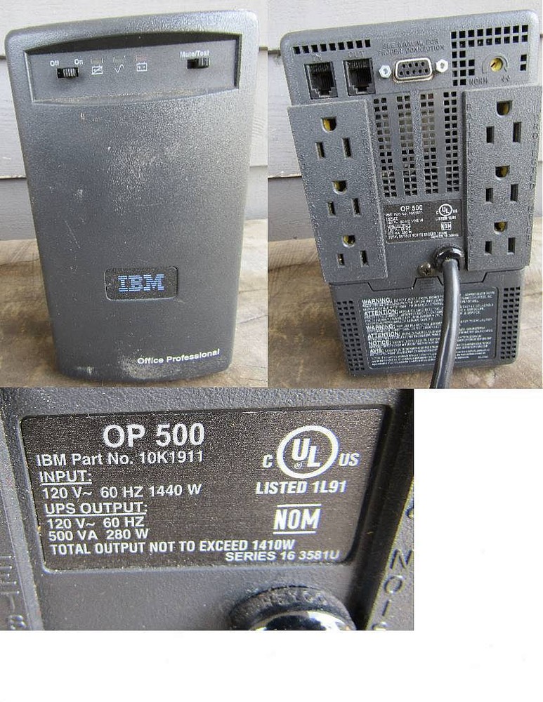 IBM OFFICE PRO OP 500 10K1911 STANDBY
