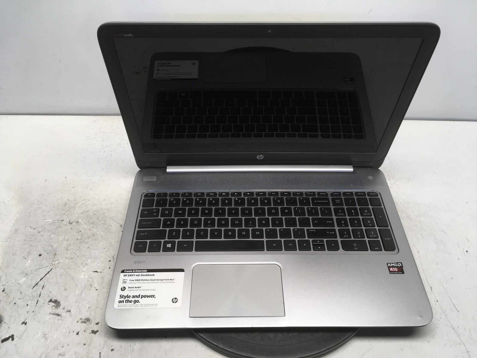 HP Envy M6-K010DX SleekBook AMD A10-5745M 2100MHz 4 GB NO HDD No Batt gallery