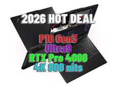 ThinkPad P16 Gen 3,Ultra 9 275HX, RTX4000 Blackwell,4k 16″ WQUXGA,128GB RAM+4TB