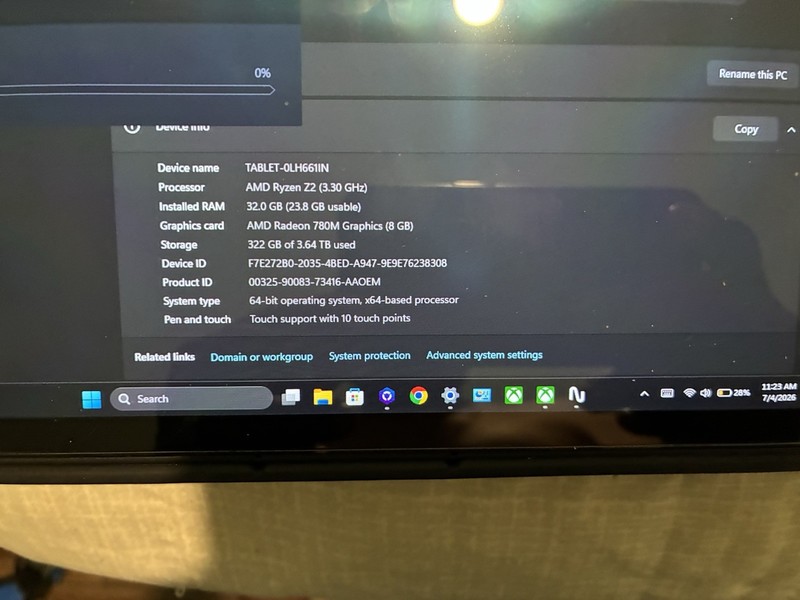 Lenovo Legion GO 2 Z2 32GB 1TB (Costco edition) - MINT gallery