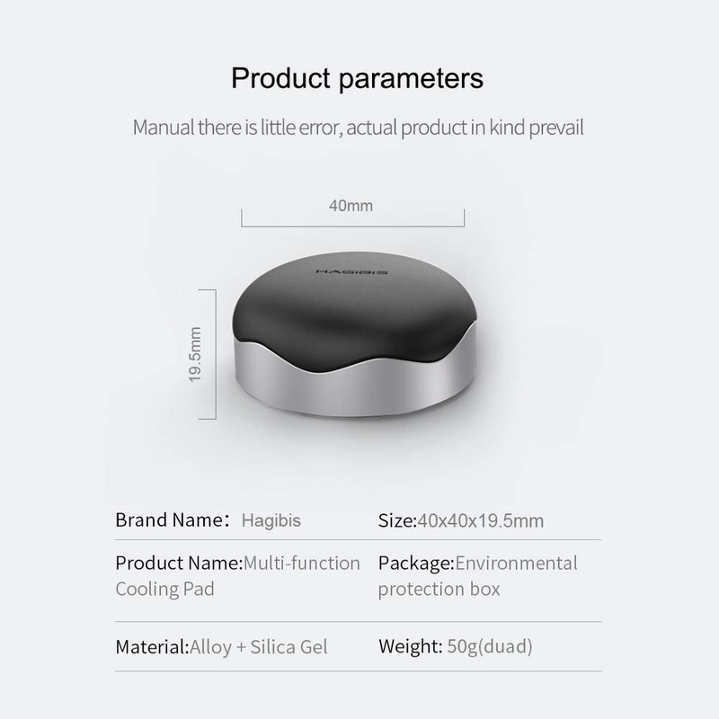 Hagibis Laptop Cooling Pad, Ergonomic Laptop Stand Small Invisible Cooler Ball P gallery
