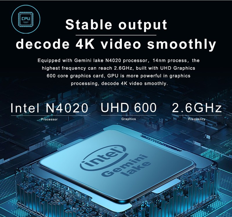 CHUWI - 14.1" Laptop - Intel Celeron 2.8GH- 8GB Memory - 256GB SSD - HDMI Silver gallery
