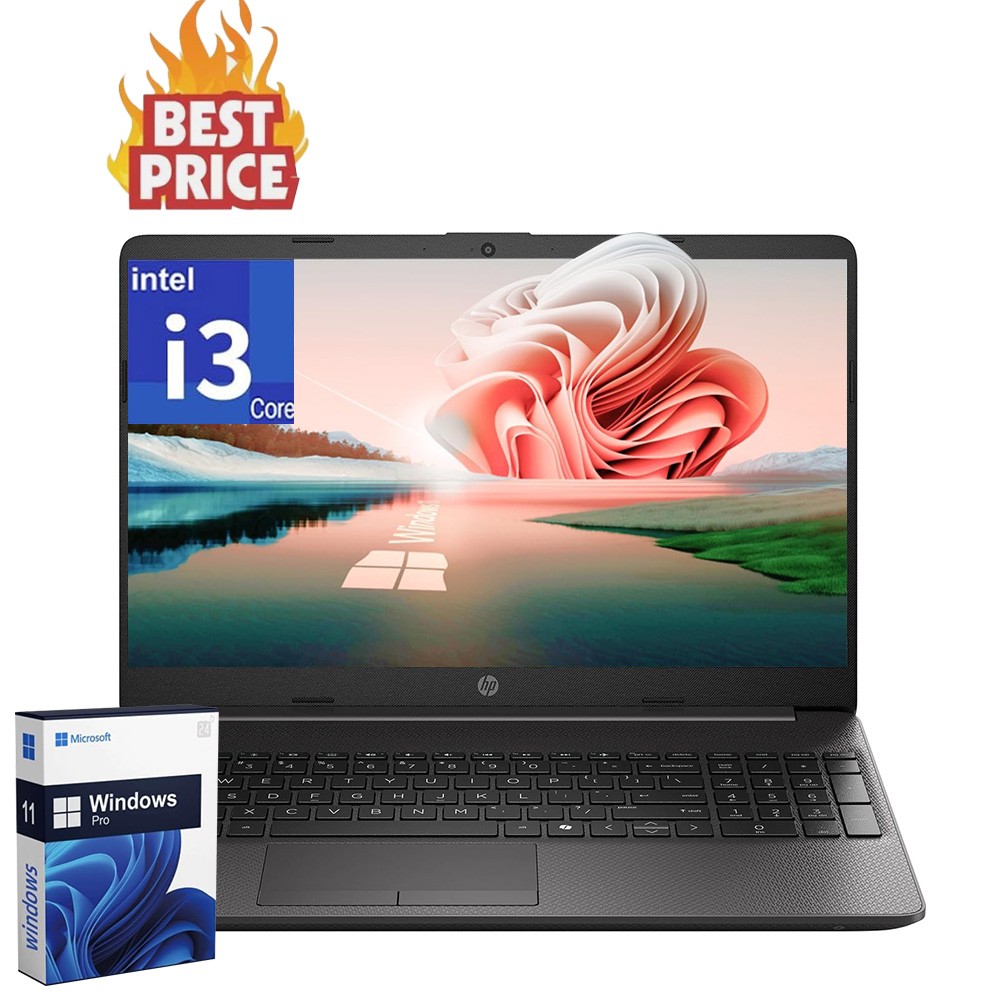 HP Student Laptop 250 R9 15.6" FHD - Intel core I3 UpTo 64GB RAM 2TB SSD Win Pro gallery