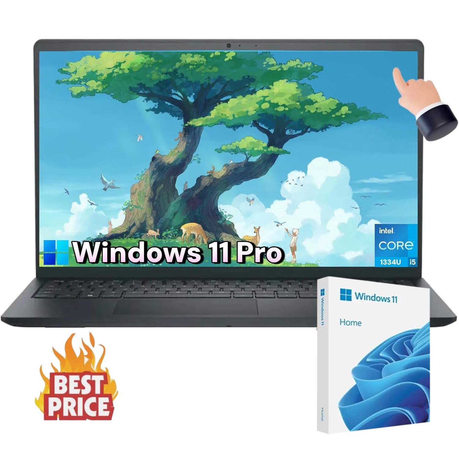 Dell Inspiron Laptop 15.6" FHD Touch 10cores Intel Core i5 UpTo 64GB RAM 2TB SSD gallery