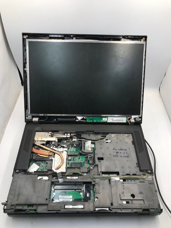 Lot of 3 Lenovo ThinkPad R61 Intel Celeron 15" Laptop -POWER ON/Various Parts-MZ gallery