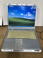 VINTAGE FUJITSU LIFEBOOK C CP153314 WINDOWS XP LAPTOP FLOPPY BOOTS BAD FAN