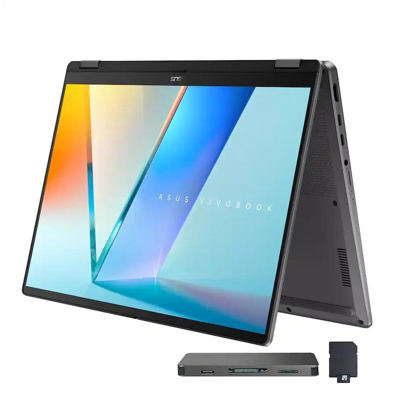ASUS - Vivobook Flip 14" Touch 2-in-1 laptop,Intel Ultra 7 256V,16GB RAM,1TB SSD gallery