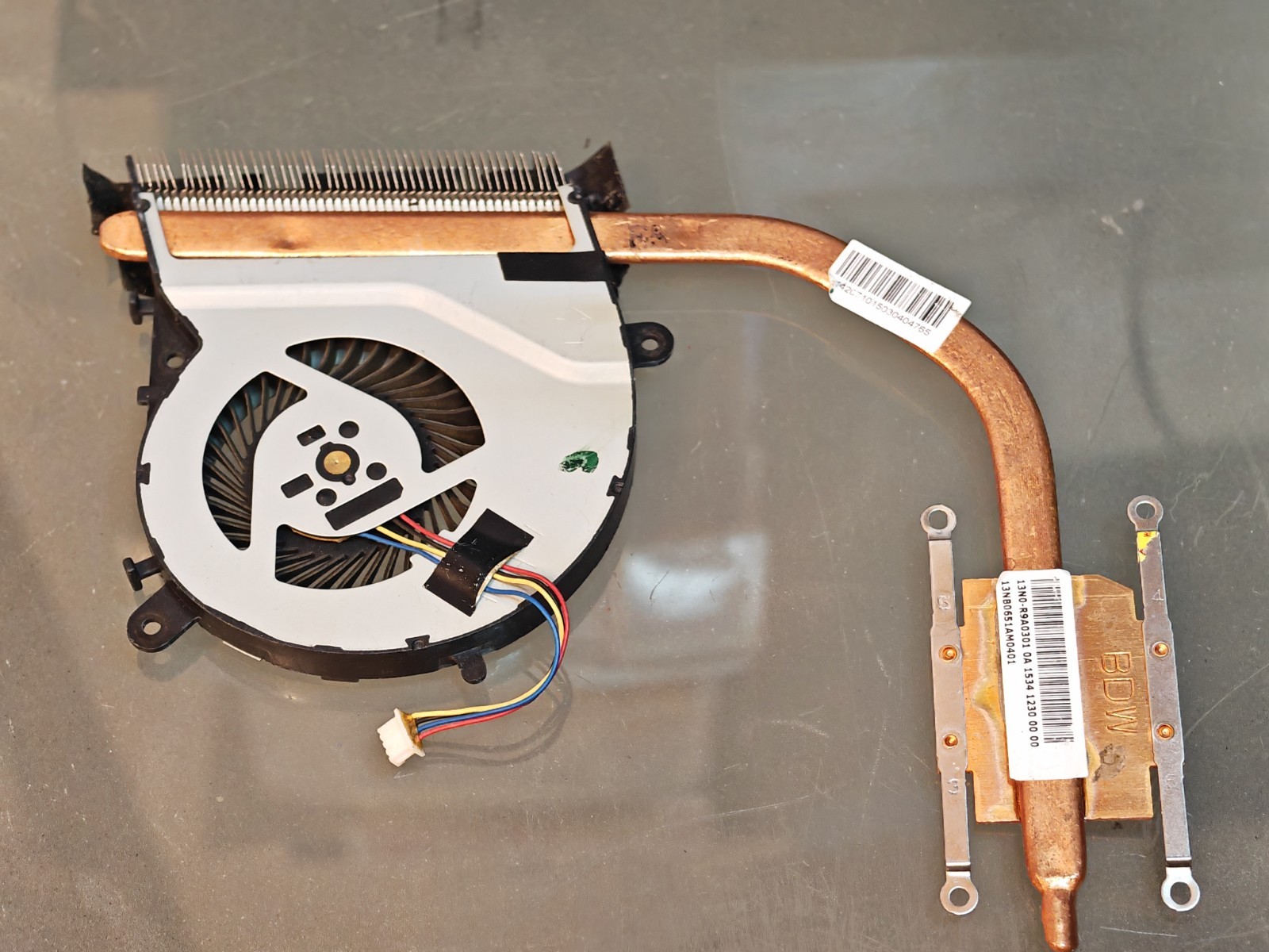 ASUS R556L X555L F555L X554L R557 HEATSINK FAN 13N0-R9A0301 13NB0651AM040 gallery