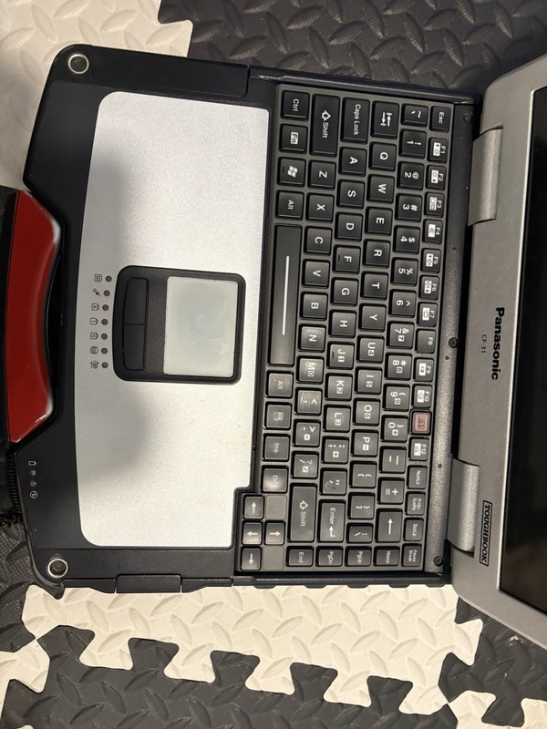 Panasonic Toughbook CF-31 Rugged Laptop Red Silver Black Optical Drive gallery
