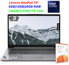 2026 Lenovo IdeaPad Laptop Notebook 14″ Intel Processor Up to 20GB RAM & 1TB SSD