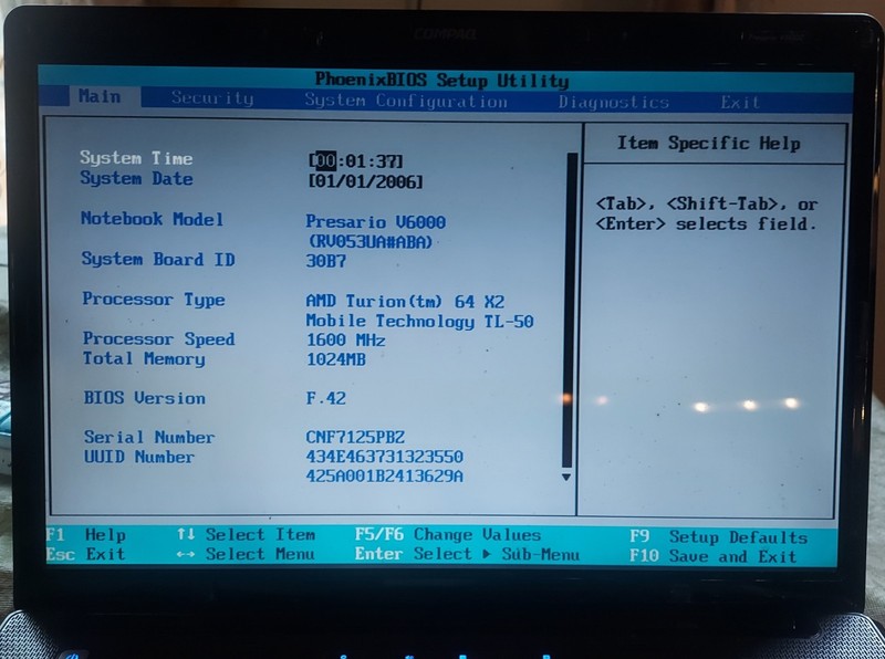 USED Compaq Presario V6000 Laptop FREE SHIPPING gallery
