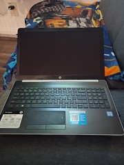 HP laptop, specifically featuring an 8th Generation Intel Core i3 processor.
