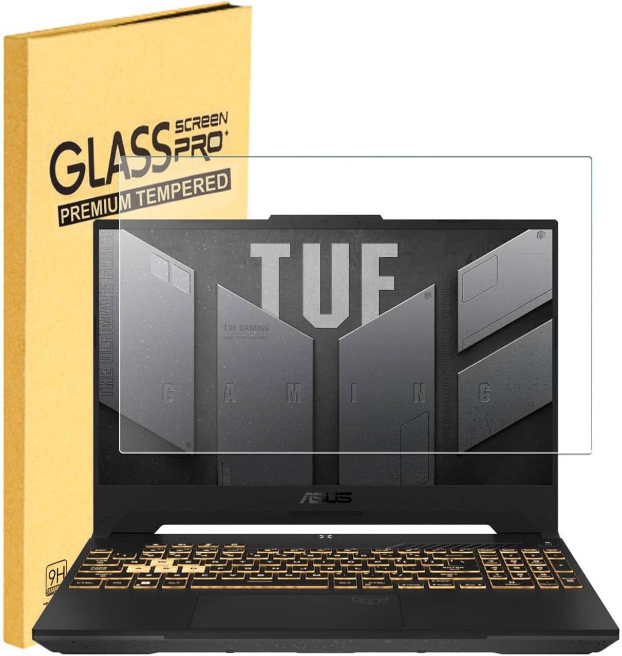 Screen Protector for ASUS TUF 15.6 Inch Gaming Laptop, Anti Fingerprint, Tempere gallery