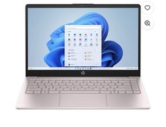 HP Stream Laptop 14″ Micro-Edge HD Celeron N4120 4GB 64GB eMMC Cam Win 11 S Pink