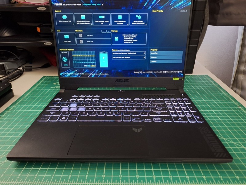 ASUS TUF Gaming A15 15.6'' (AMD 7735HS, 32GB DDR5, 2TB SSD, RTX 4060) NO OS gallery